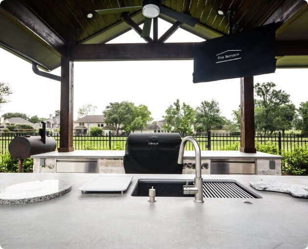 Outdoor Living Spaces Section